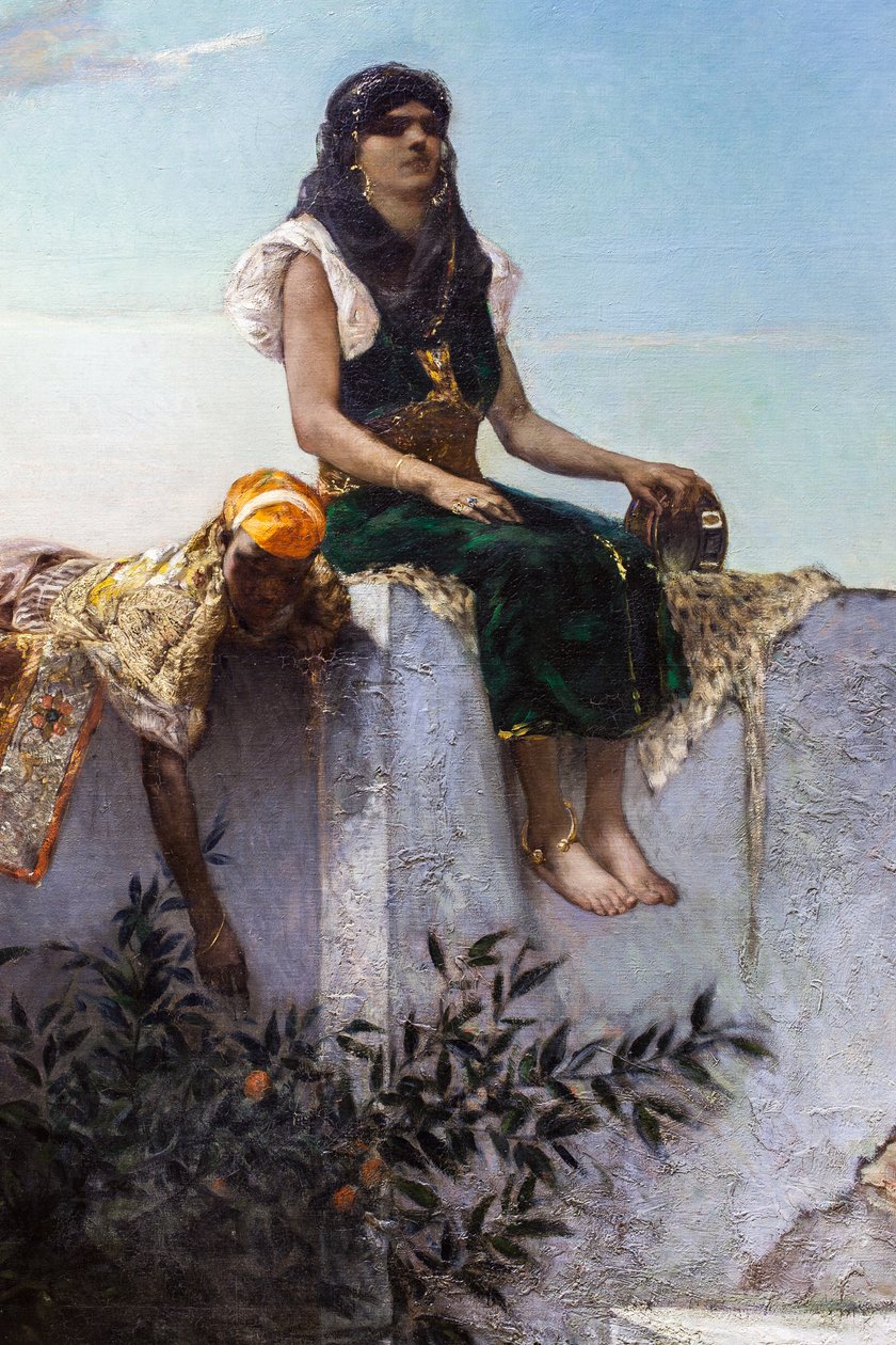 Sera sulle terrazze (Marocco) da Jean Joseph Benjamin Constant