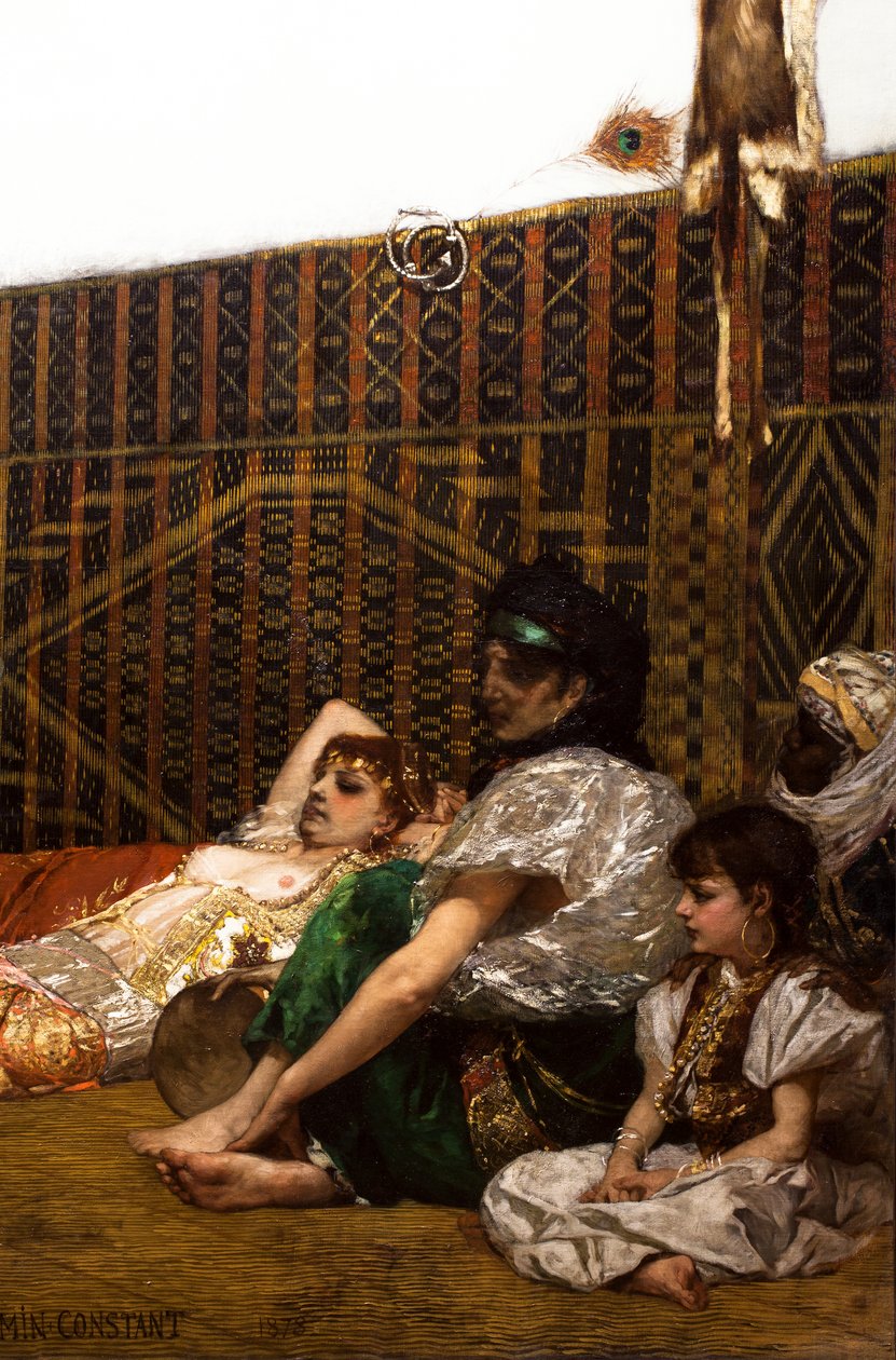 Interno di un harem in Marocco (particolare) da Jean Joseph Benjamin Constant