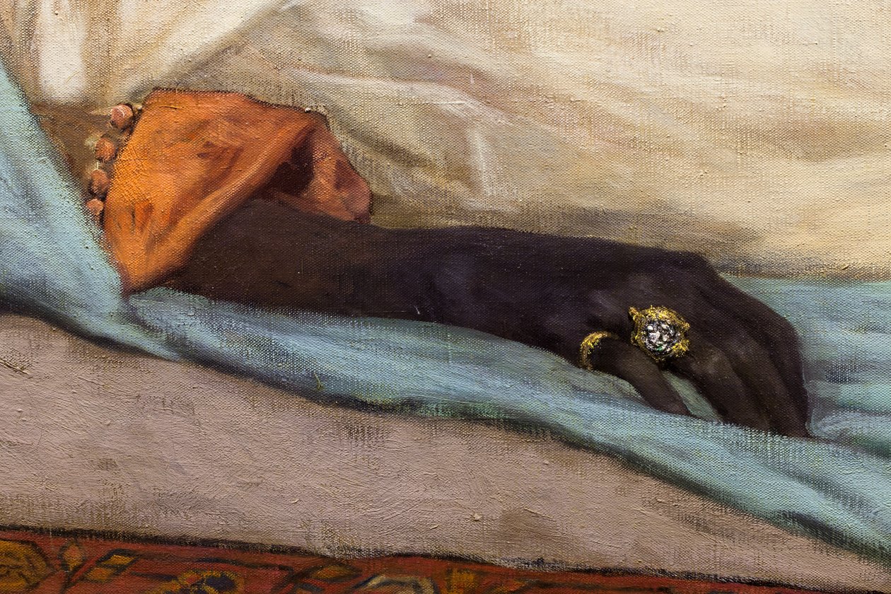Le jour des funerailles - Scena dal Marocco (particolare) da Jean Joseph Benjamin Constant