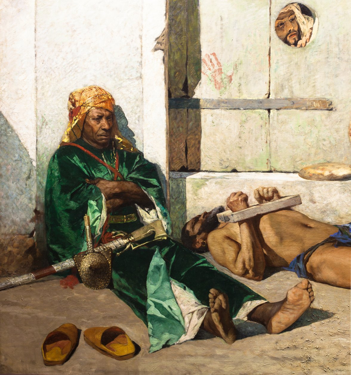 Prigionieri marocchini (particolare) da Jean Joseph Benjamin Constant