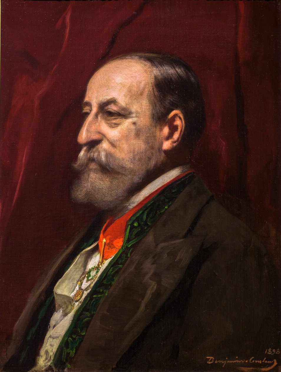 Ritratto di Camille Saint-Saens da Jean Joseph Benjamin Constant