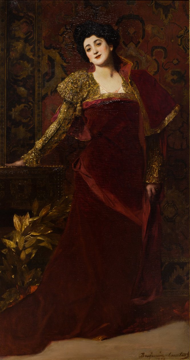 Ritratto di Emma Calve da Jean Joseph Benjamin Constant