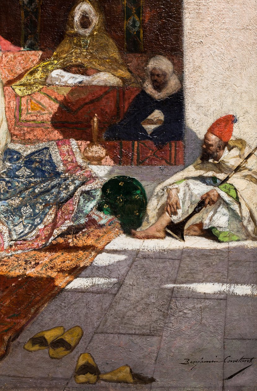 Regali di un pascià (particolare), prima del 1883 (Olio su tela) da Jean Joseph Benjamin Constant