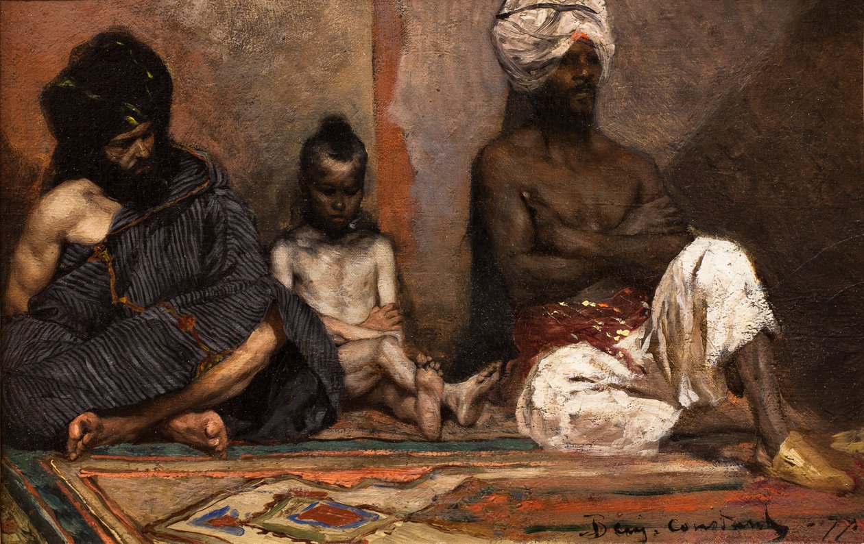 Arabi seduti da Jean Joseph Benjamin Constant