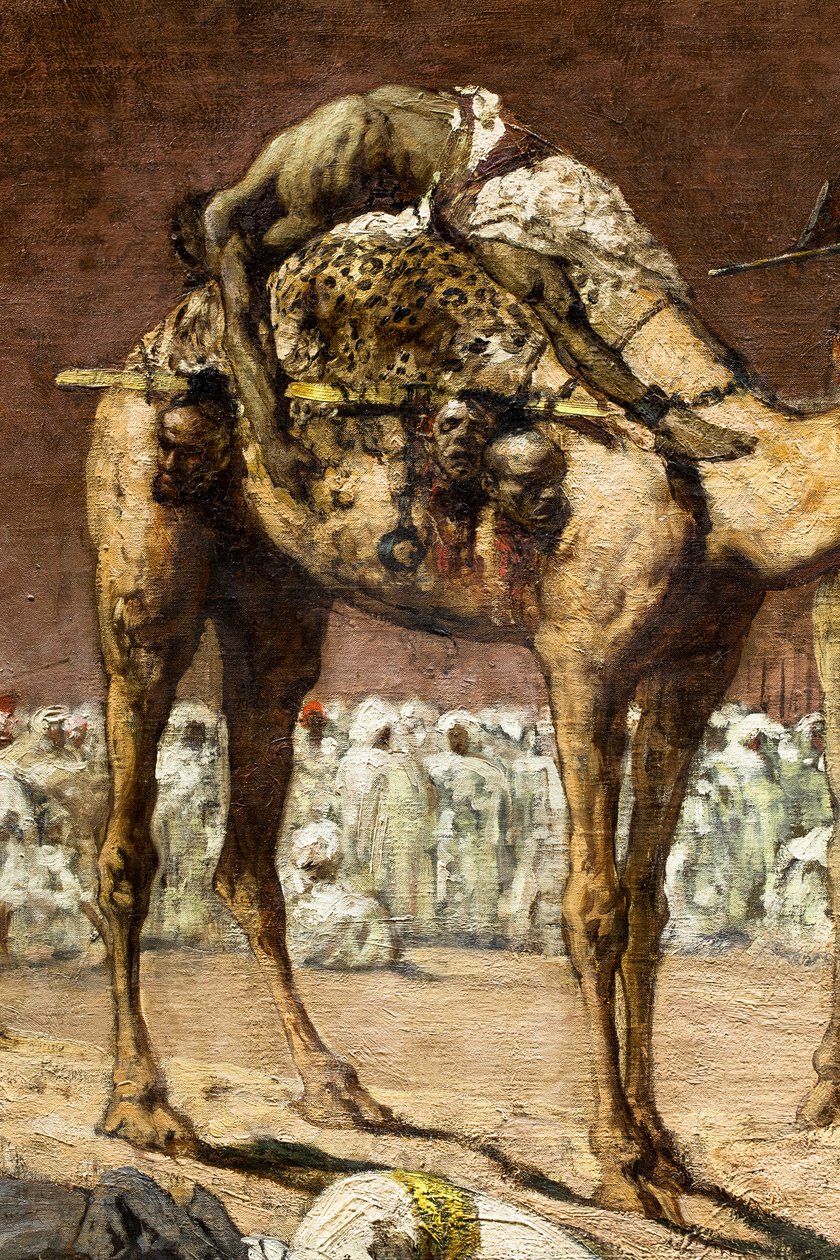 Gli ultimi ribelli, scena storica marocchina (particolare) da Jean Joseph Benjamin Constant