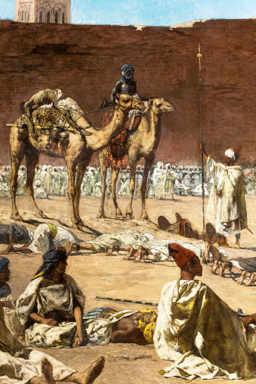 Gli ultimi ribelli, scena storica marocchina da Jean Joseph Benjamin Constant