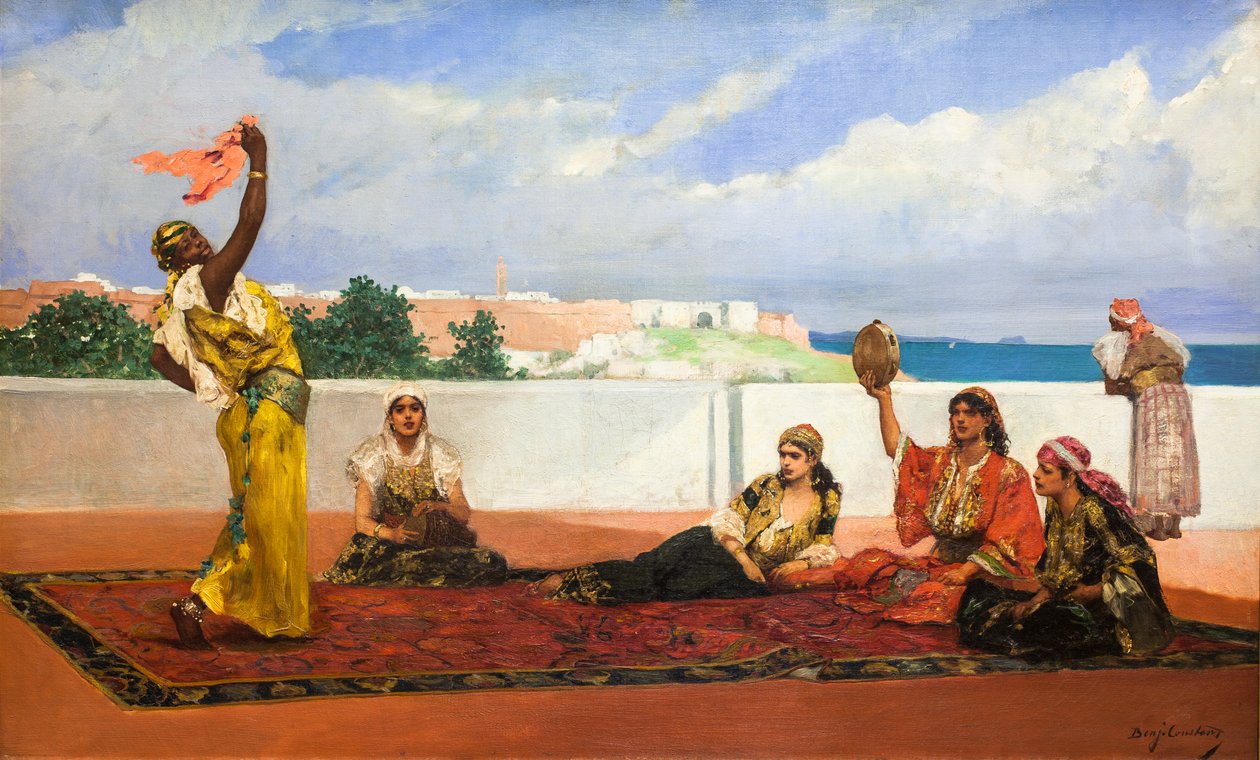 La danza delle sciarpe, 1880 circa (olio su tela) da Jean Joseph Benjamin Constant