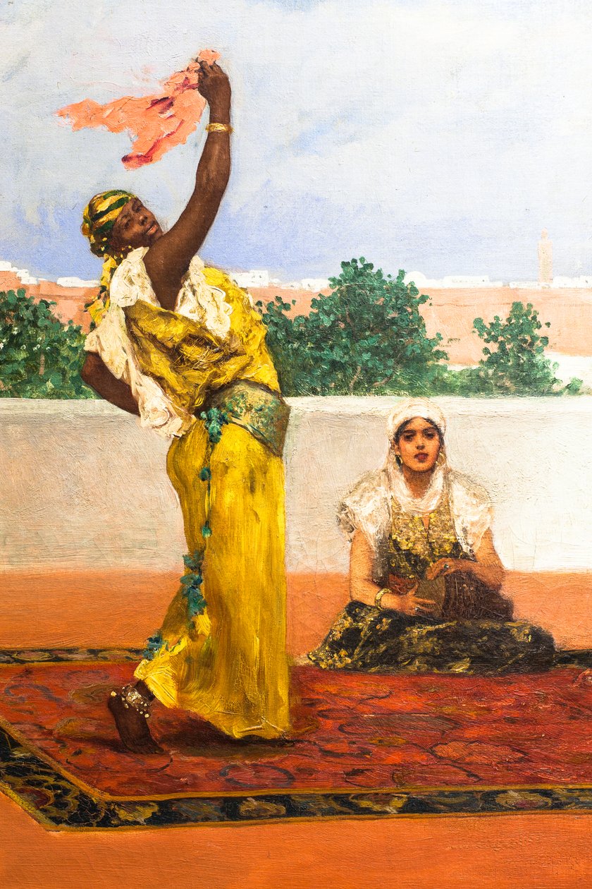 La danza delle sciarpe, 1880 circa (olio su tela) da Jean Joseph Benjamin Constant
