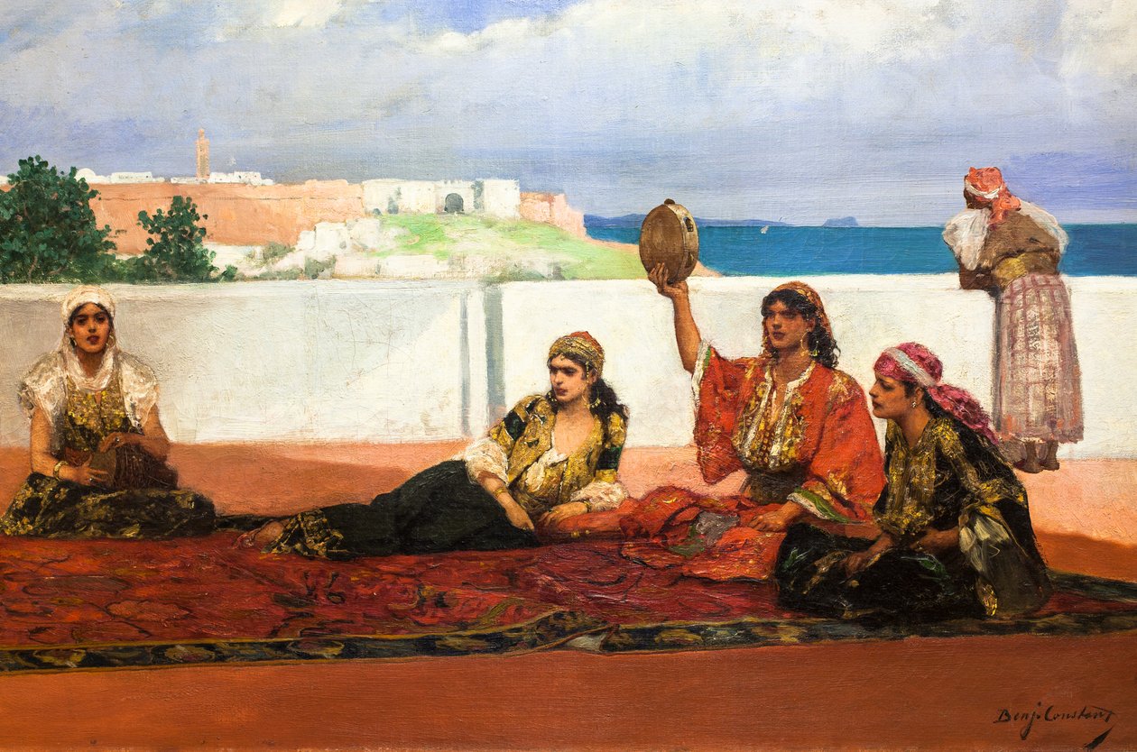 La danza delle sciarpe, 1880 circa (olio su tela) da Jean Joseph Benjamin Constant