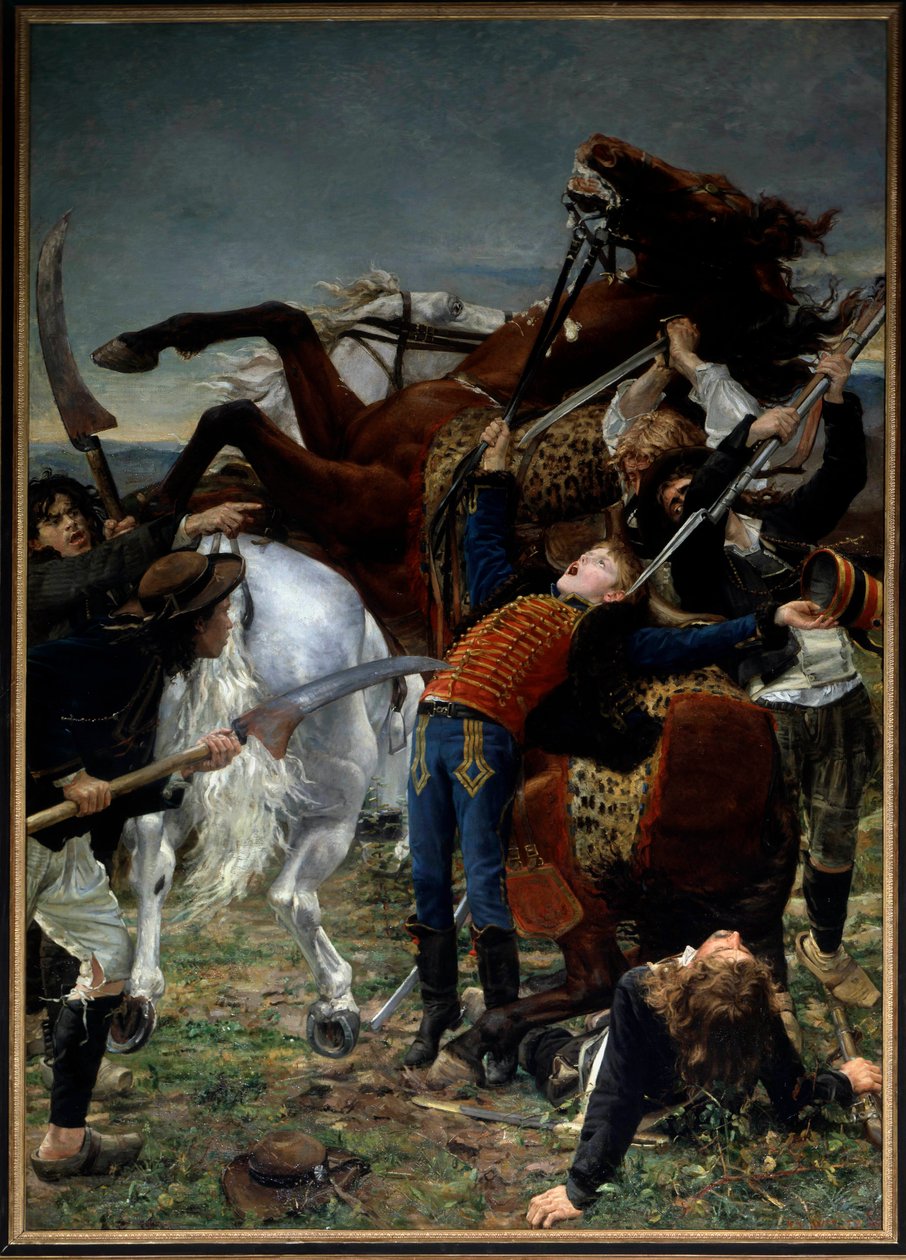 Rivoluzione francese: "Morte di Joseph Bara (1779-1793)" Joseph Bara o Barra (1780-1793) era un bambino eroe della Rivoluzione francese che combatté in Vandea per la Repubblica da Jean Joseph Weerts