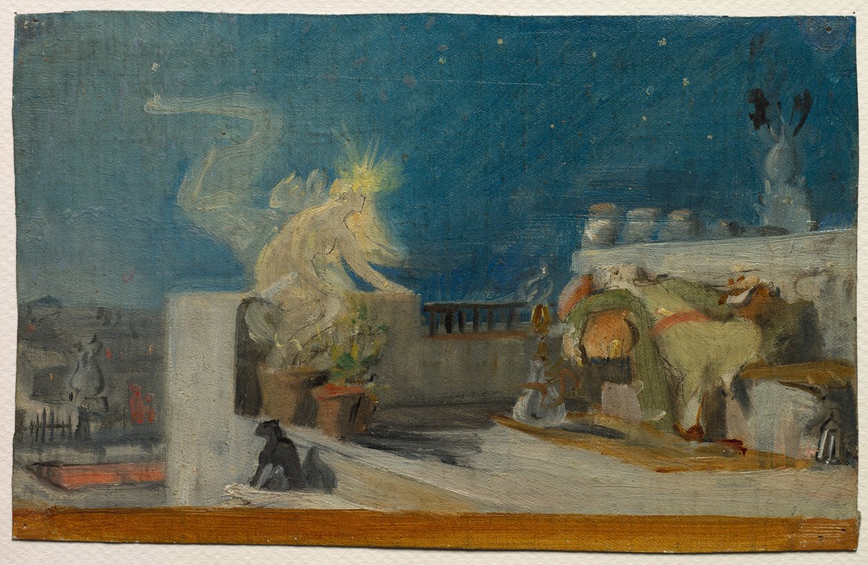 Schizzo per "Il sogno orientale" da Jean Jules Antoine Lecomte du Nouy