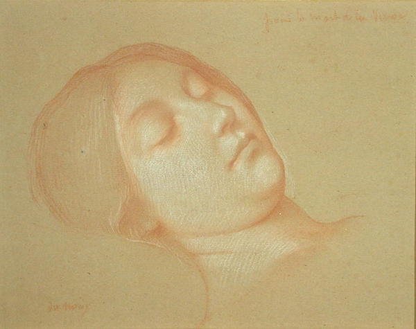 Studio per la morte della Vergine da Jean Jules Antoine Lecomte du Nouy