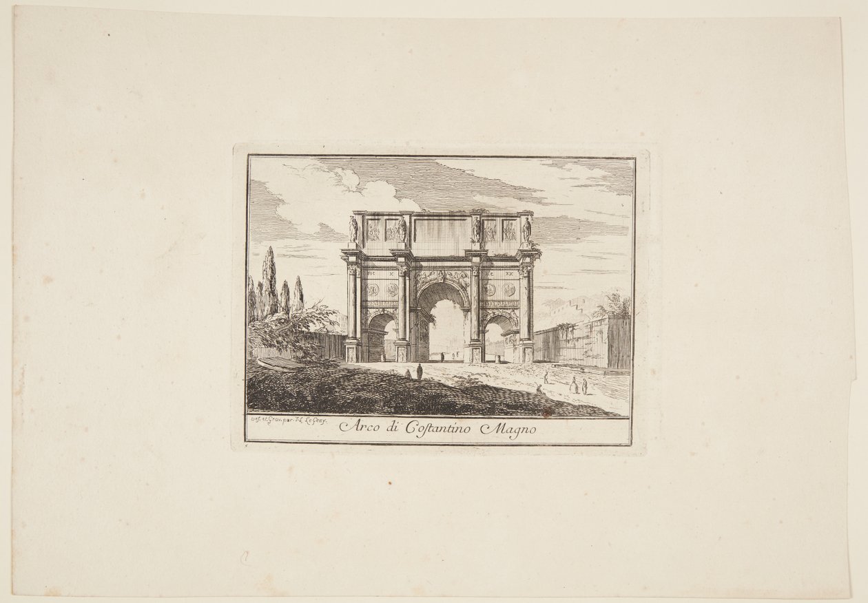 Arco di trionfo di Costantino il Grande da Jean Laurent Legeay