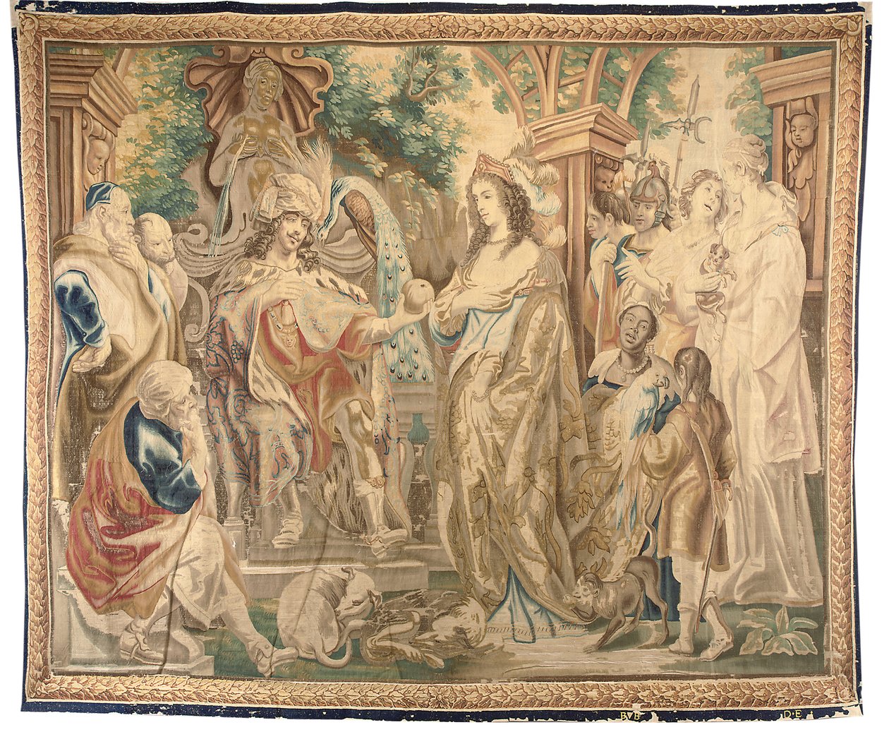 Arazzo di Bruxelles da un set di sei da Jean Le and Eggermans Daniel II Clerc