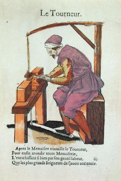 Il tornitore di legno da Jean Leclerc