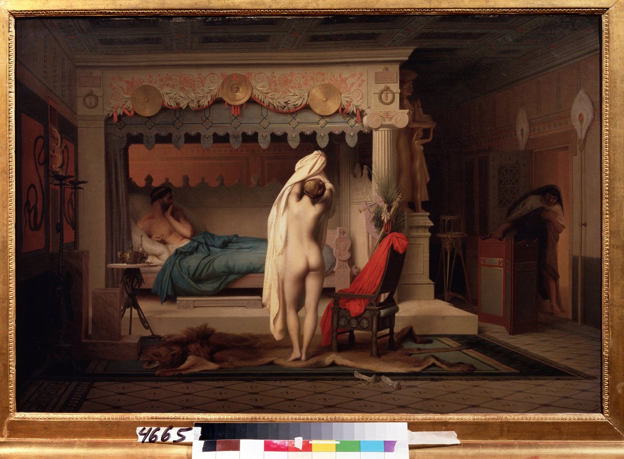 Rappresentazione del re di Lidia Candaule da Jean Leon Gerome