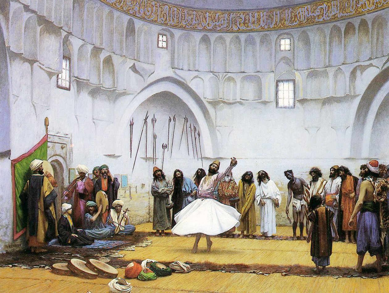 Dervisci rotanti, c.1895 da Jean Leon Gerome