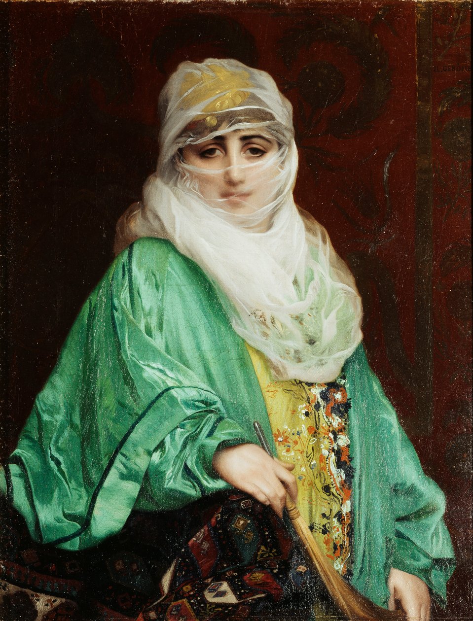 Donna di Costantinopoli, in piedi da Jean Leon Gerome