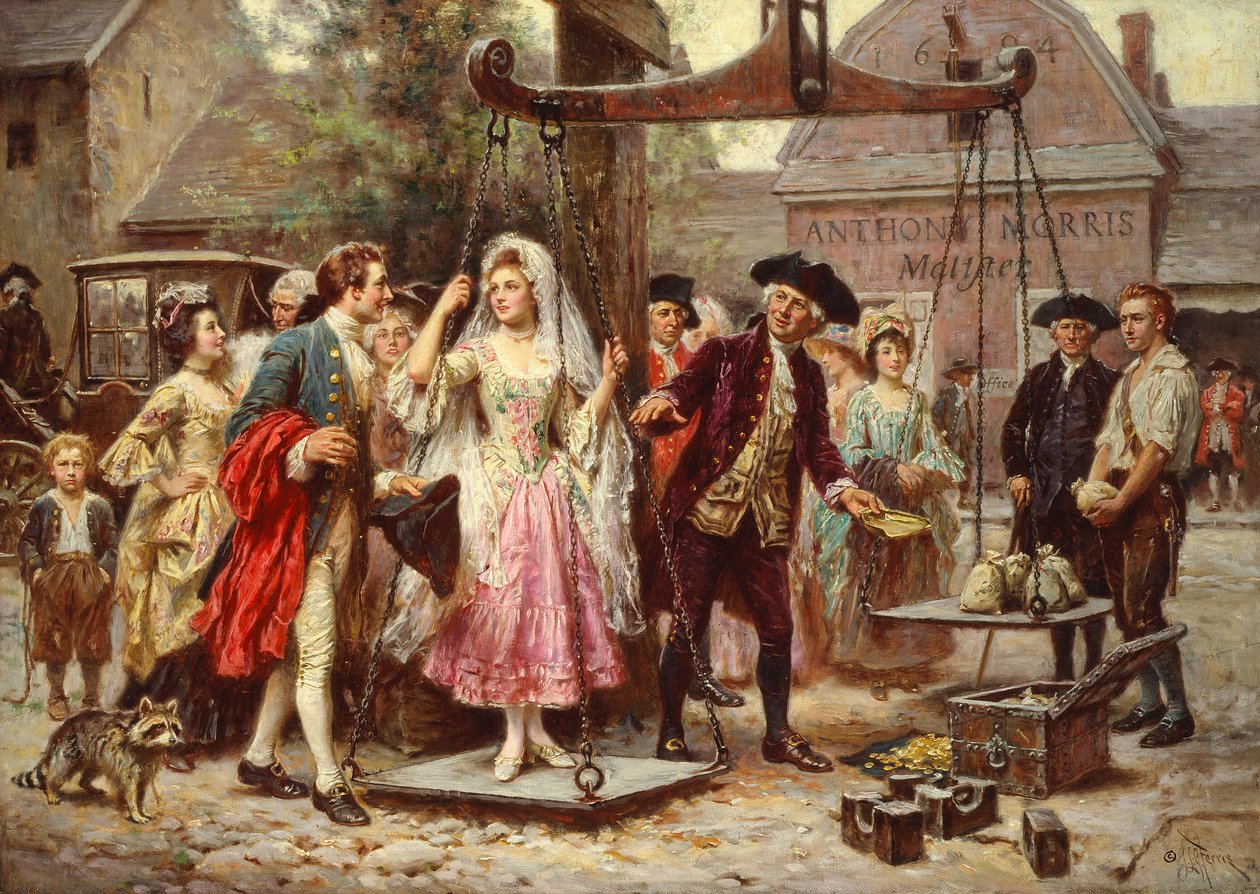 Il suo peso in oro, c.1921 da Jean Leon Gerome Ferris