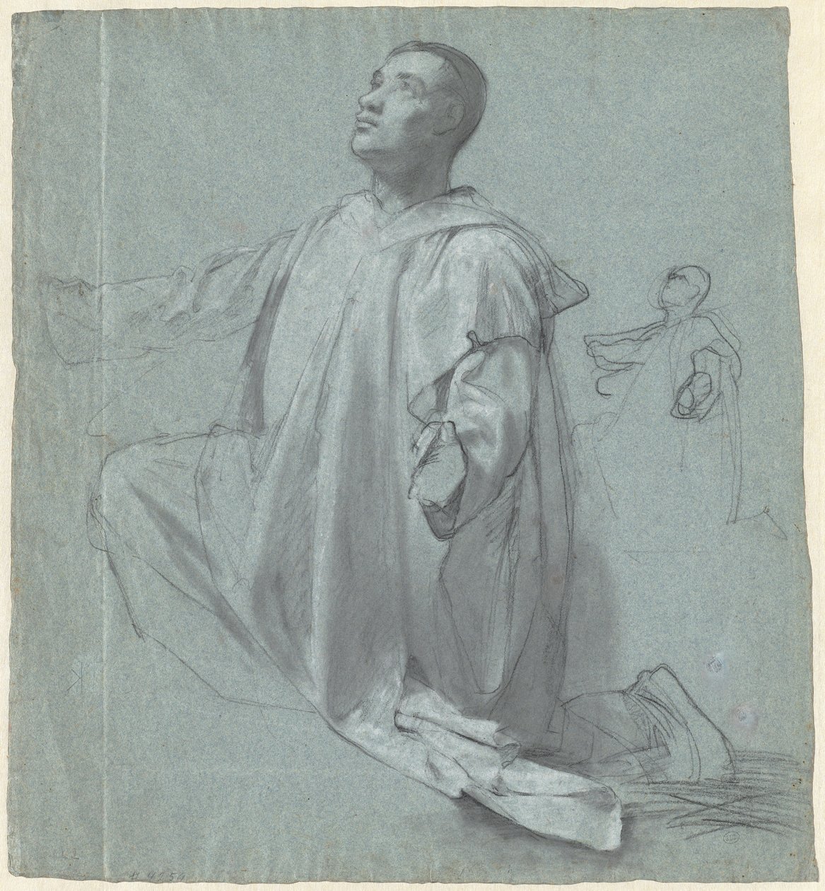 Un Giovane Monaco Benedettino in Ginocchio da Jean Leonard Lugardon