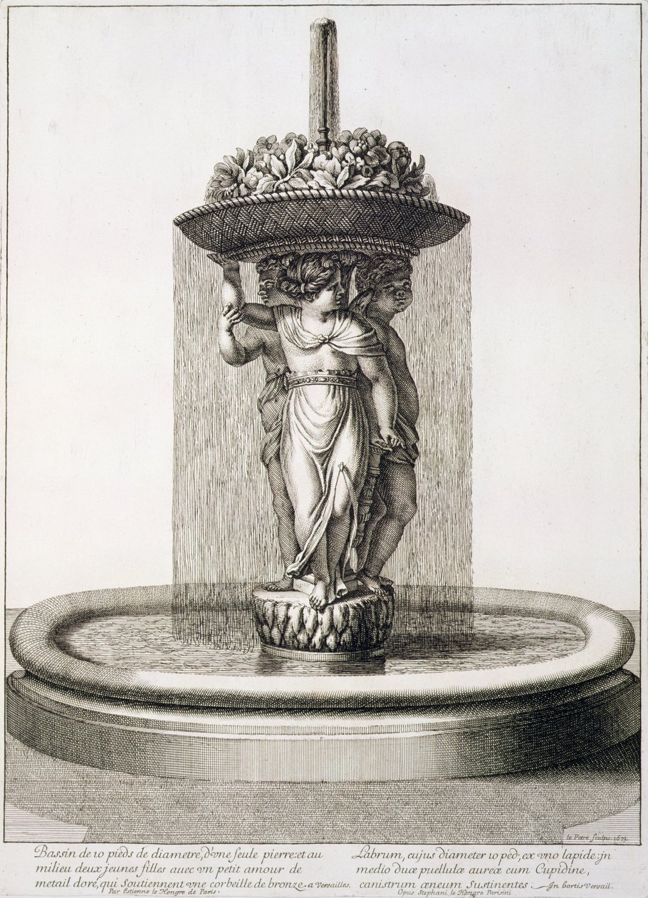 Progetto per una fontana, 1673 da Jean Lepautre