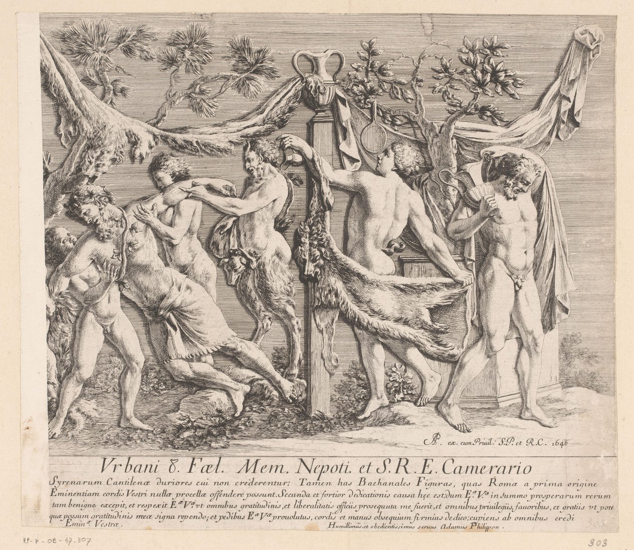 Rilievo di baccanti festanti da Jean Lepautre