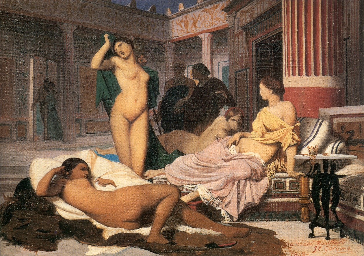 Francese: Intérieur grec Interno greco


Titolo alternativo: Francese: Scène de gynécée Gynaeceum da Jean Leon Gerome
