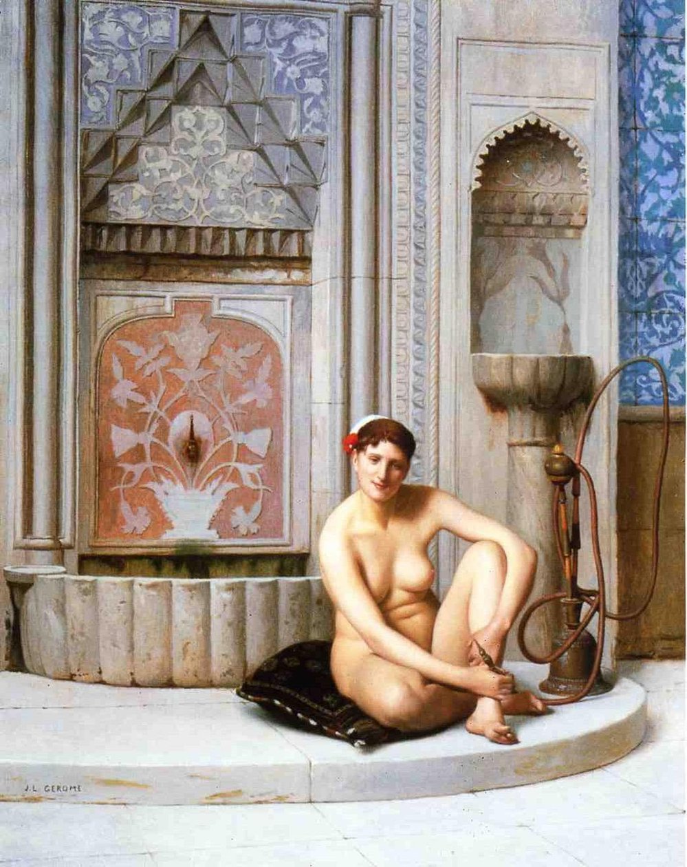 Francese:  Odalisca da Jean Leon Gerome