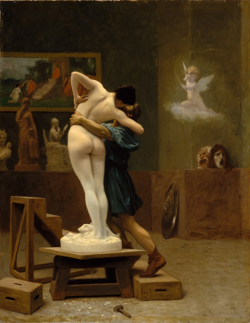 Francese:  Pigmalione e Galatea Pigmalione e Galatea da Jean Leon Gerome