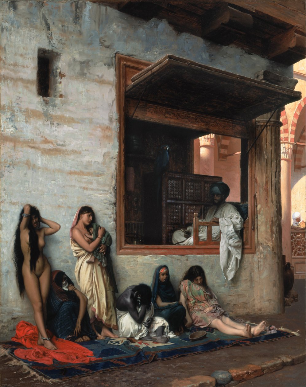 Il mercato degli schiavi da Jean Leon Gerome
