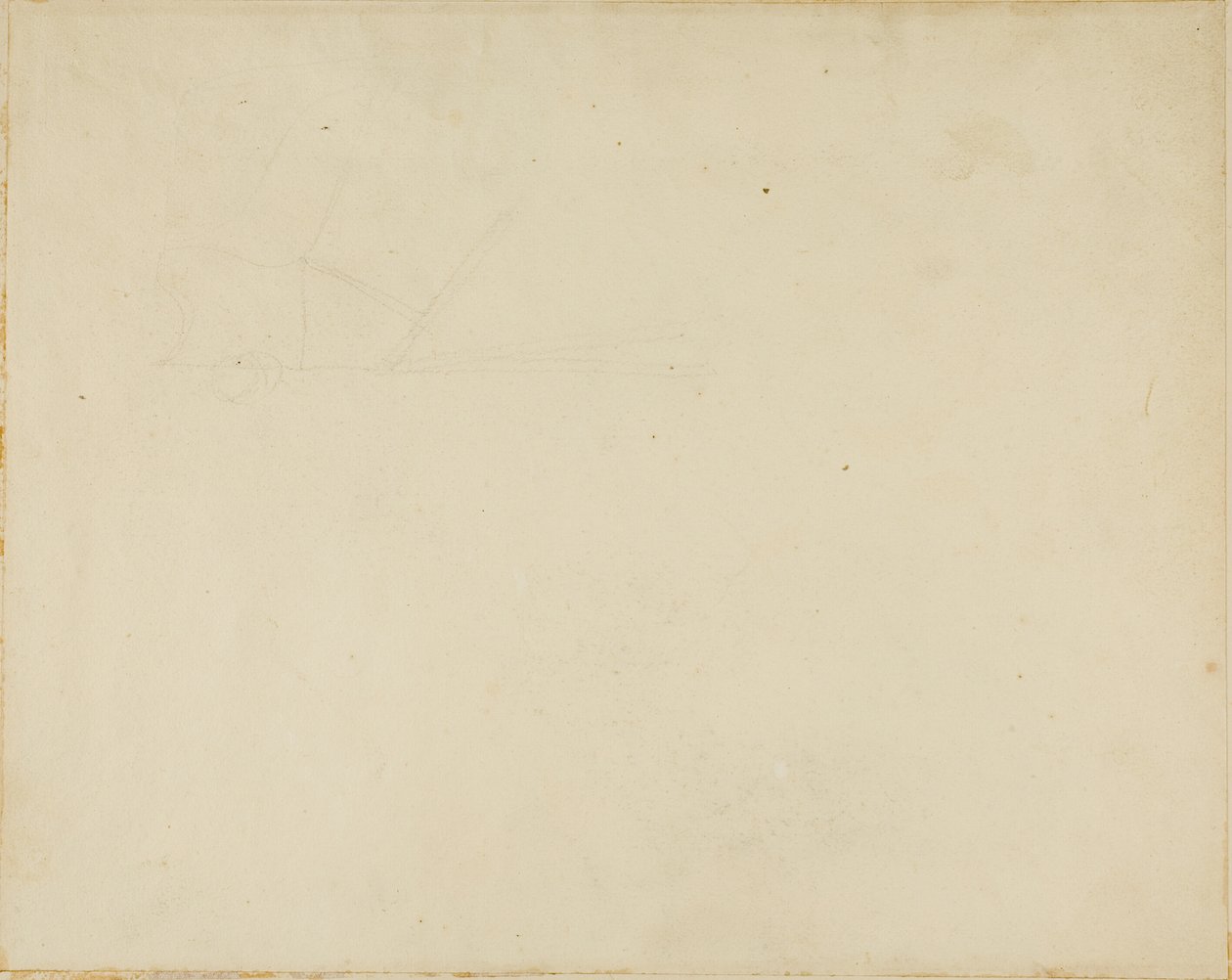 Schizzo di attrezzi agricoli da Jean Louis André Théodore Géricault