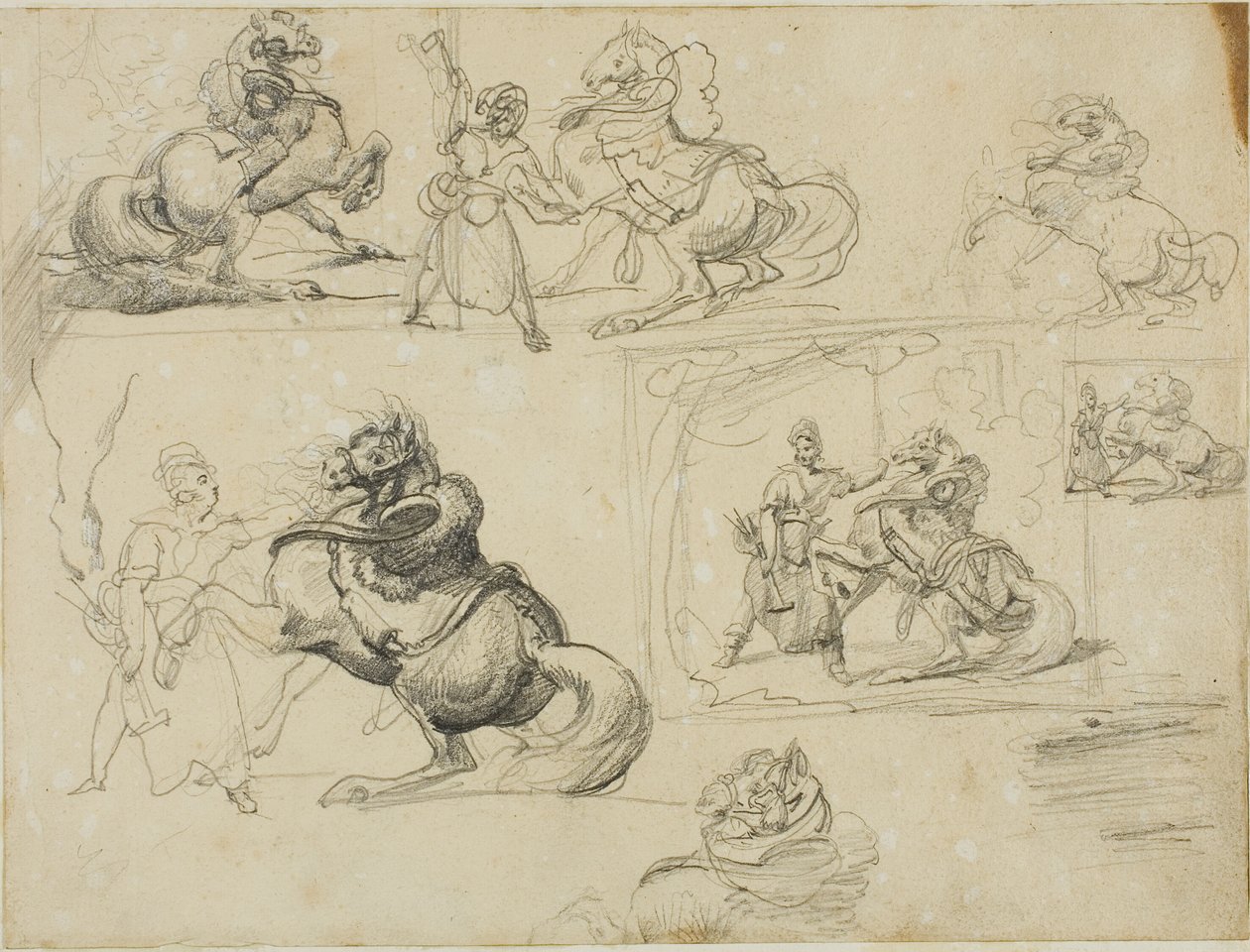 Studi da Jean Louis André Théodore Géricault