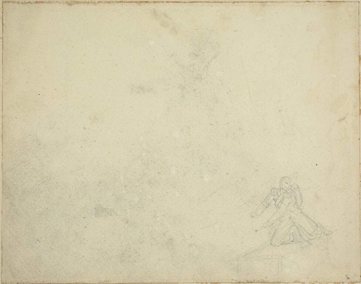 Studio della figura inginocchiata da Jean Louis André Théodore Géricault
