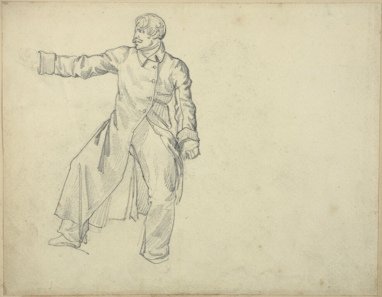 Studio di un artigliere da Jean Louis André Théodore Géricault