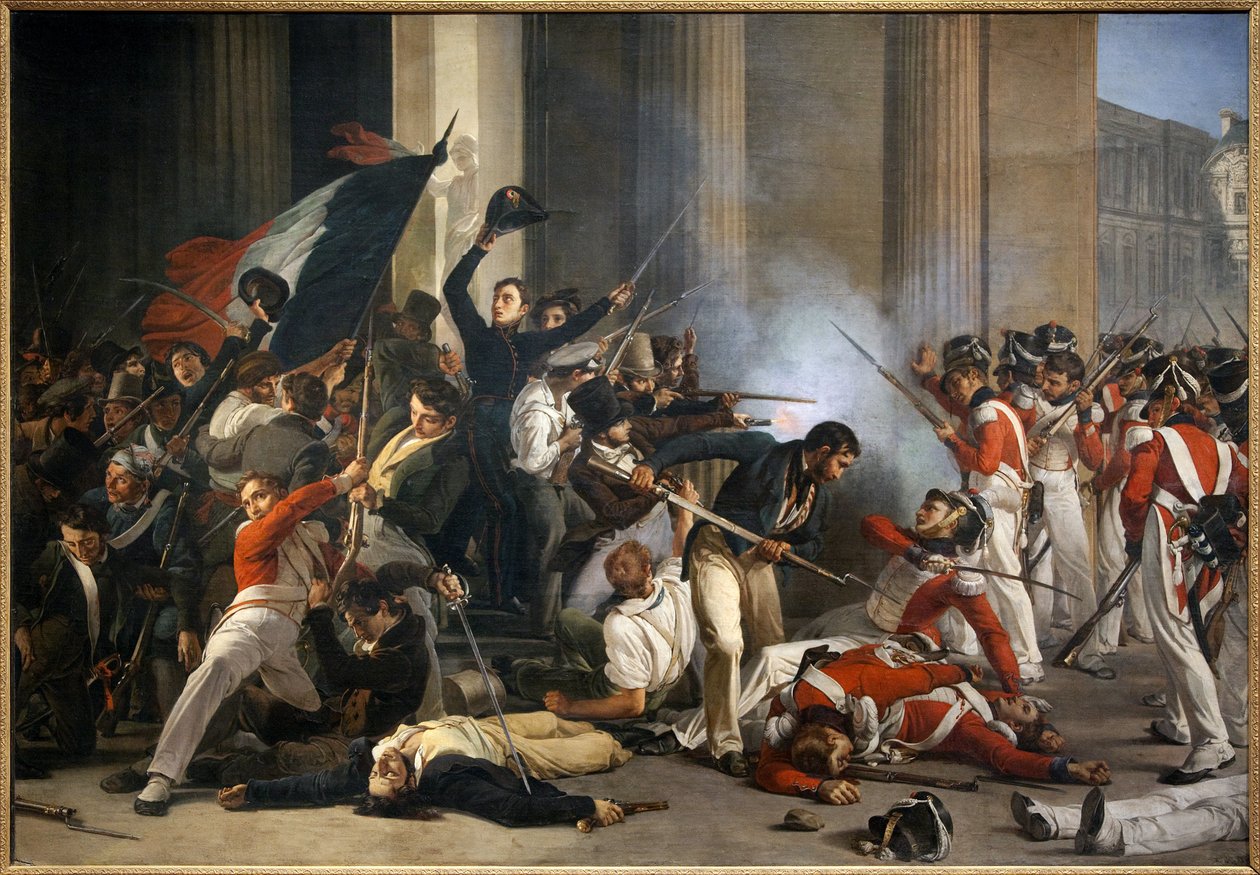 Cattura del Louvre il 29 luglio da Jean Louis Bezard