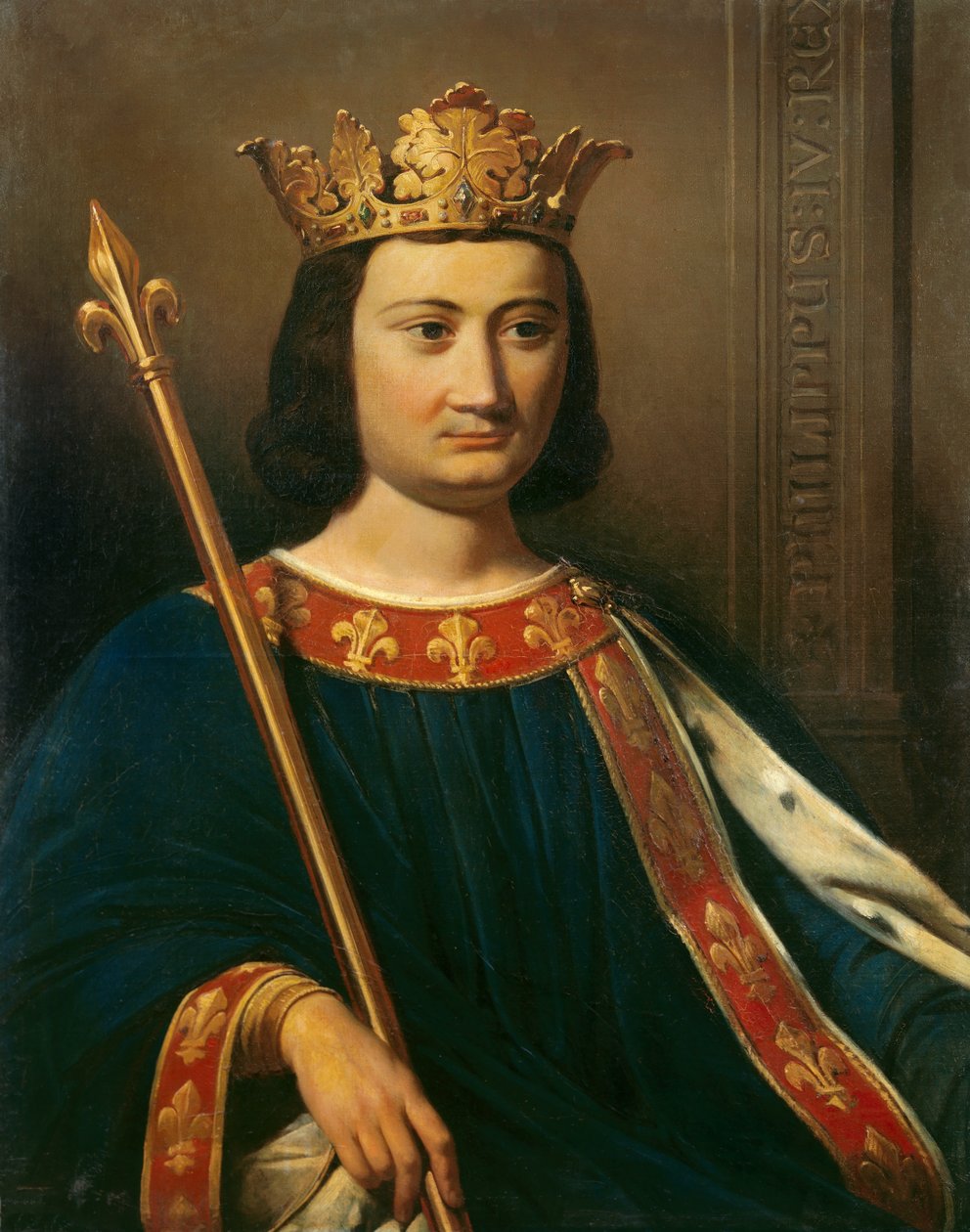 Ritratto di Filippo IV il Bello (1268 - 1314), Re di Francia da Jean Louis Bezard