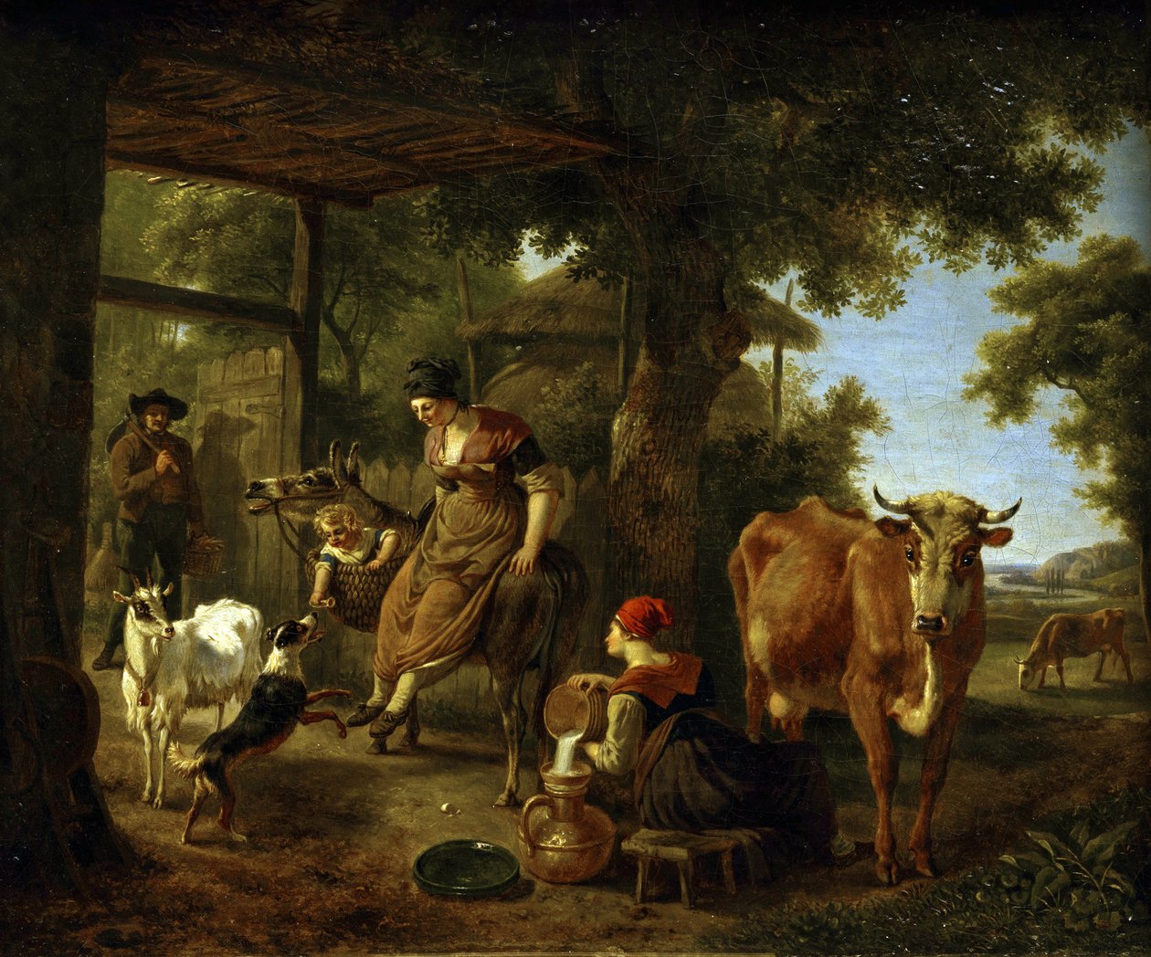 Scena di vita rurale da Jean Louis Demarne