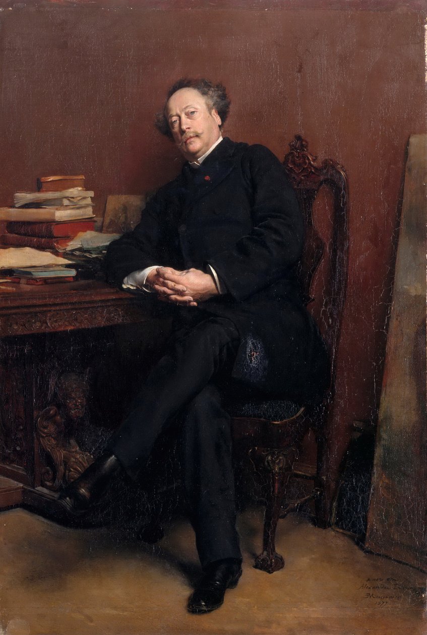 Alexandre Dumas, figlio da Jean Louis Ernest Meissonier