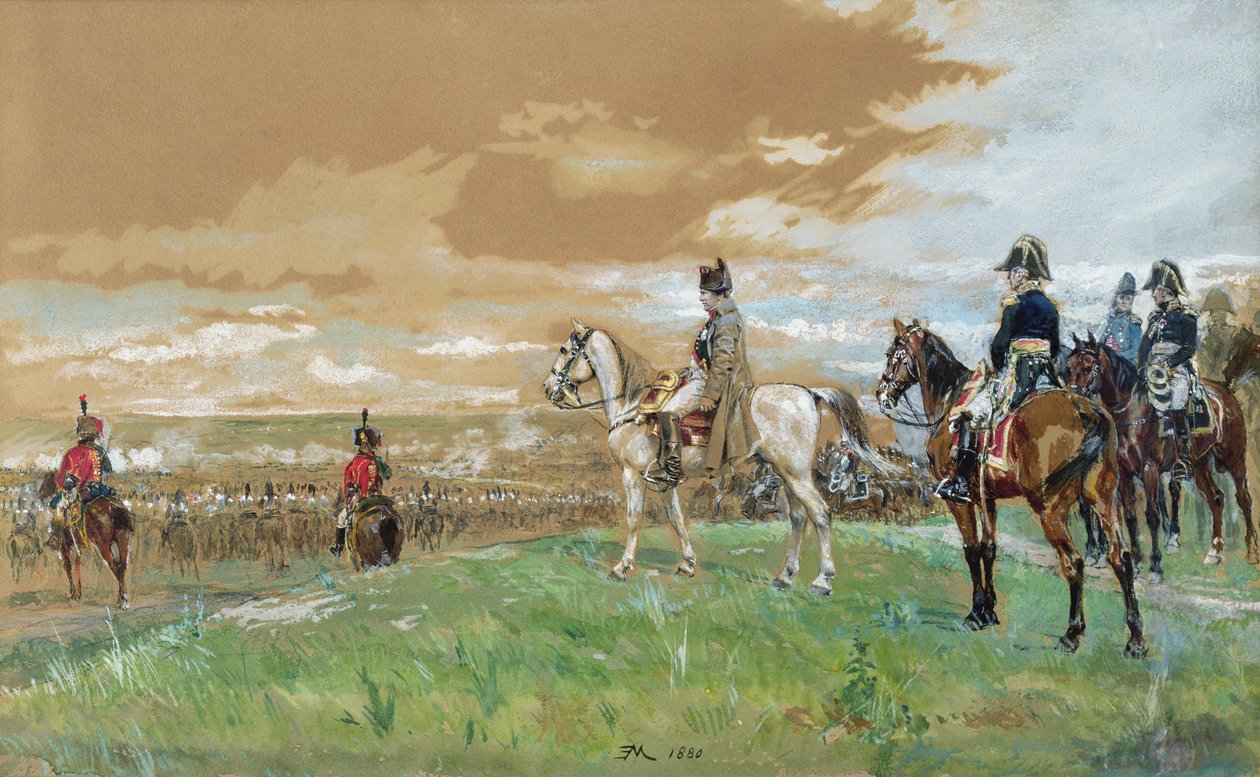Jena (Napoleone a cavallo) 1880 da Jean Louis Ernest Meissonier