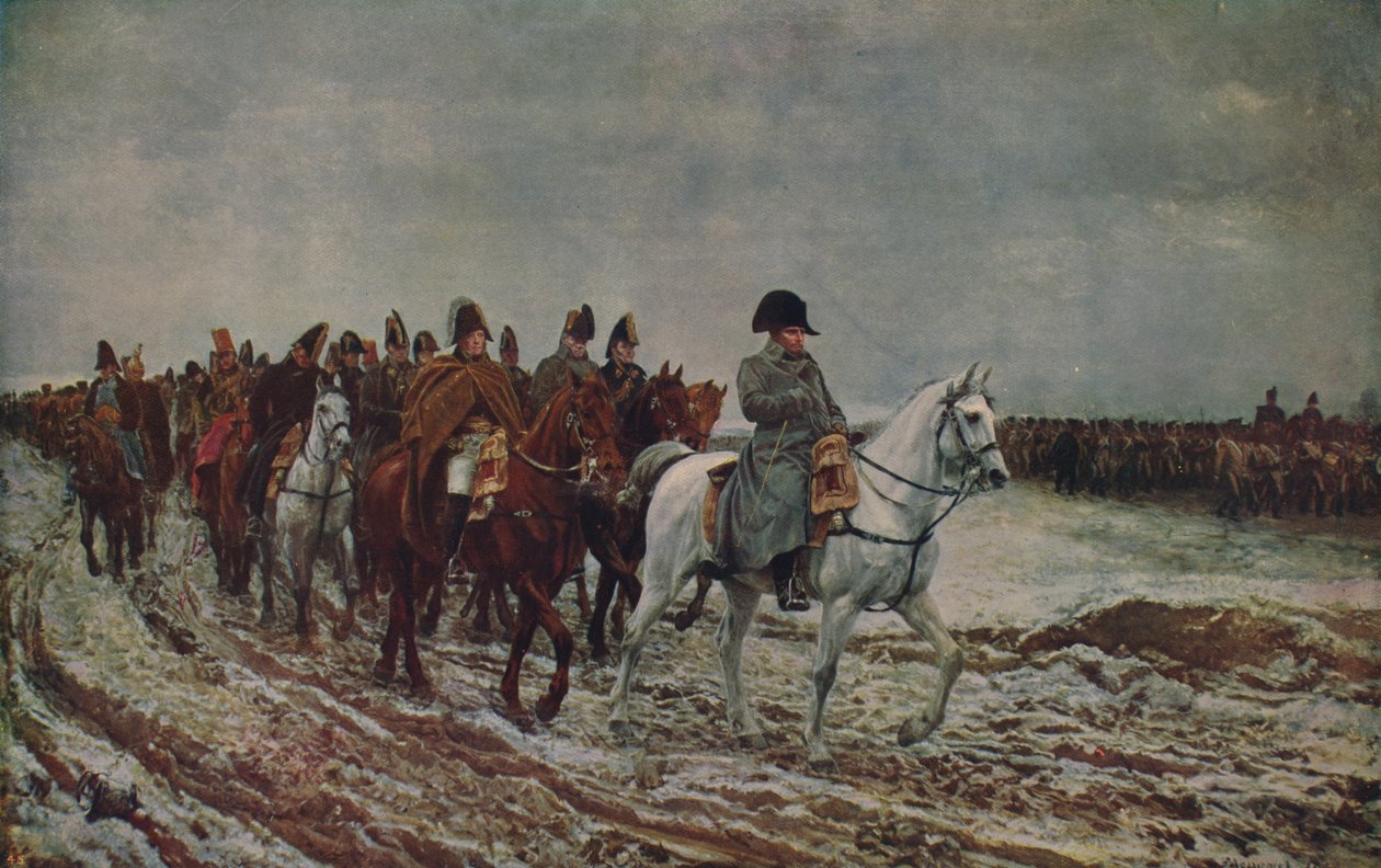 Napoleone durante la campagna francese del 1814 da Jean Louis Ernest Meissonier