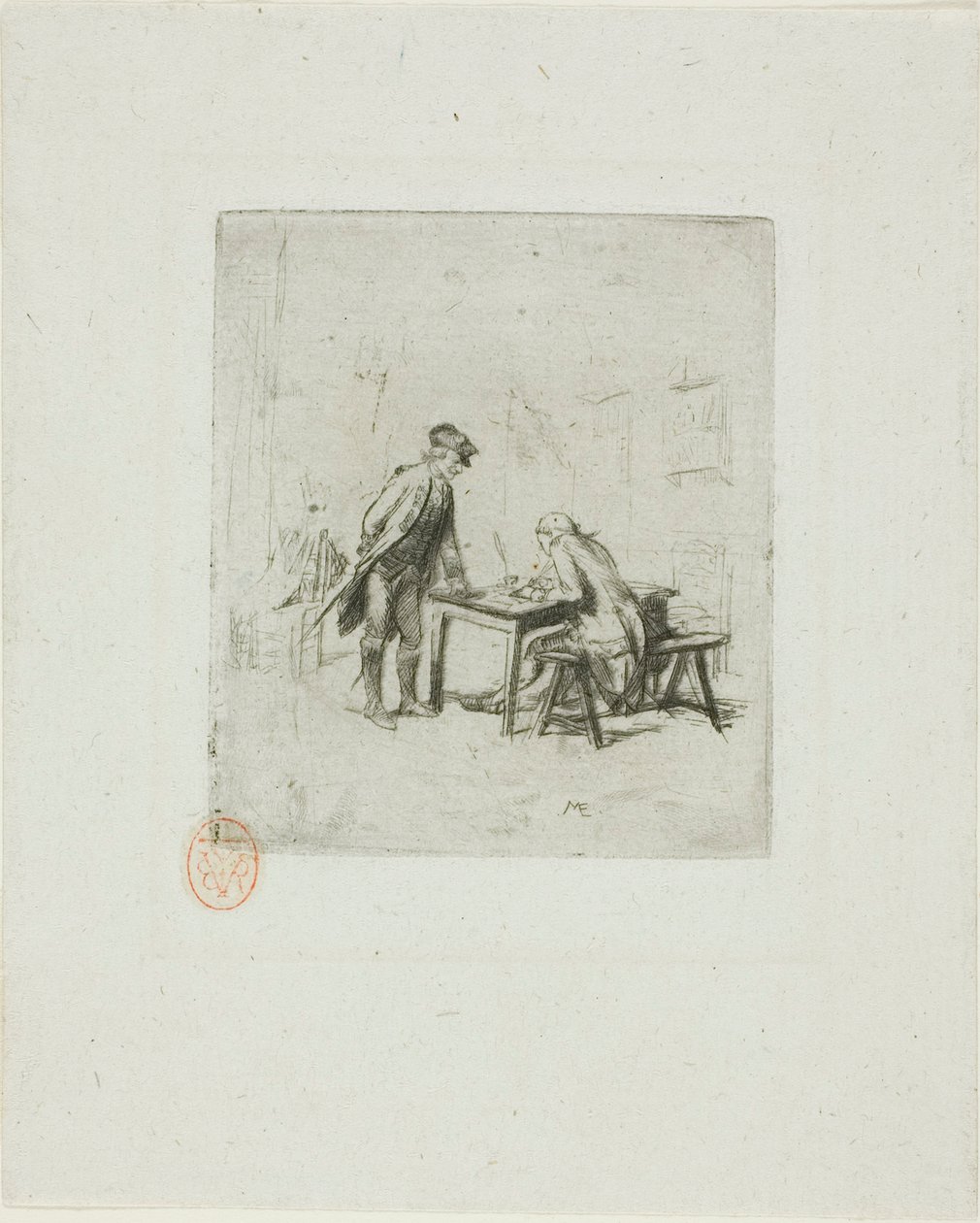 Il Sergente Reporter da Jean Louis Ernest Meissonier