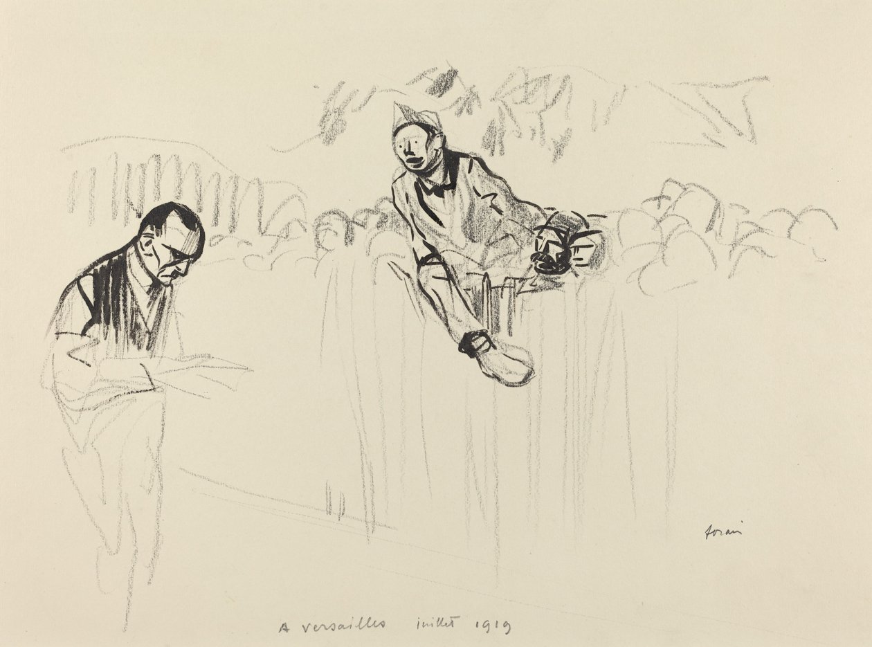 A Versailles luglio 1919, probabilmente 1919 da Jean Louis Forain