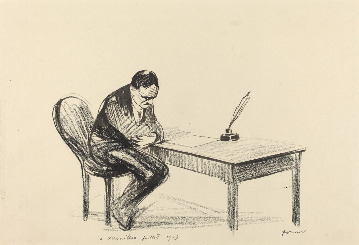 A Versailles luglio 1919 da Jean Louis Forain