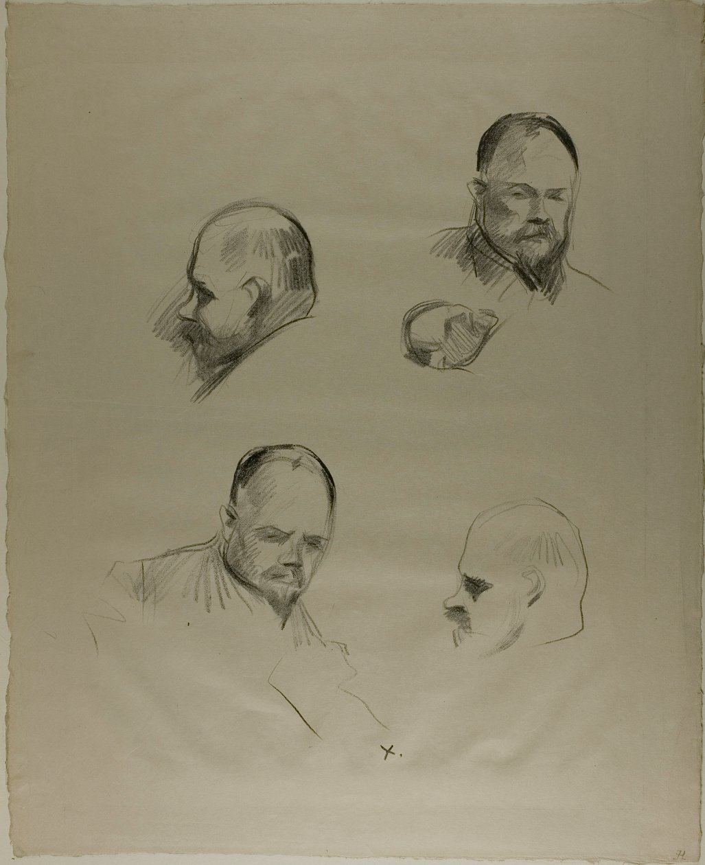 Ambroise Vollard, quattro schizzi da Jean Louis Forain