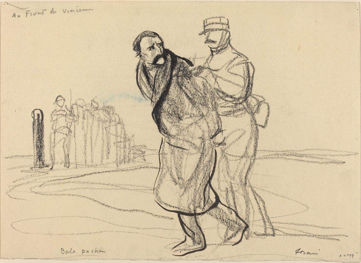 Al fronte di Vincennes. Bolo pacha da Jean Louis Forain