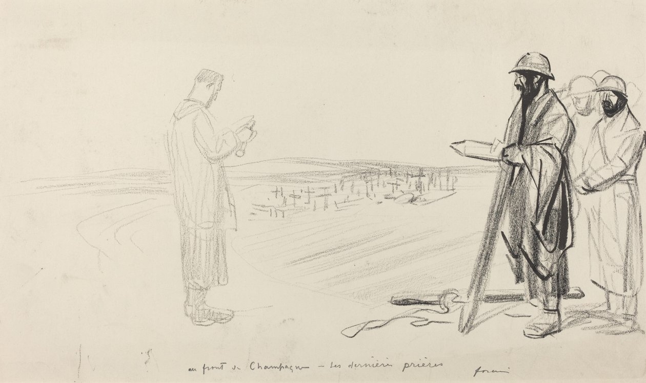 Al fronte di Champagne - Le ultime preghiere da Jean Louis Forain