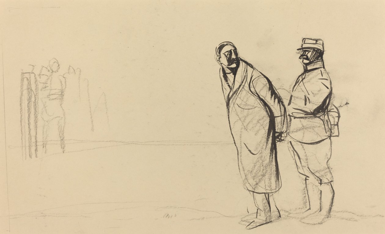 Al fronte di Vincennes. Bolo pacha, c. 1914-1919 da Jean Louis Forain