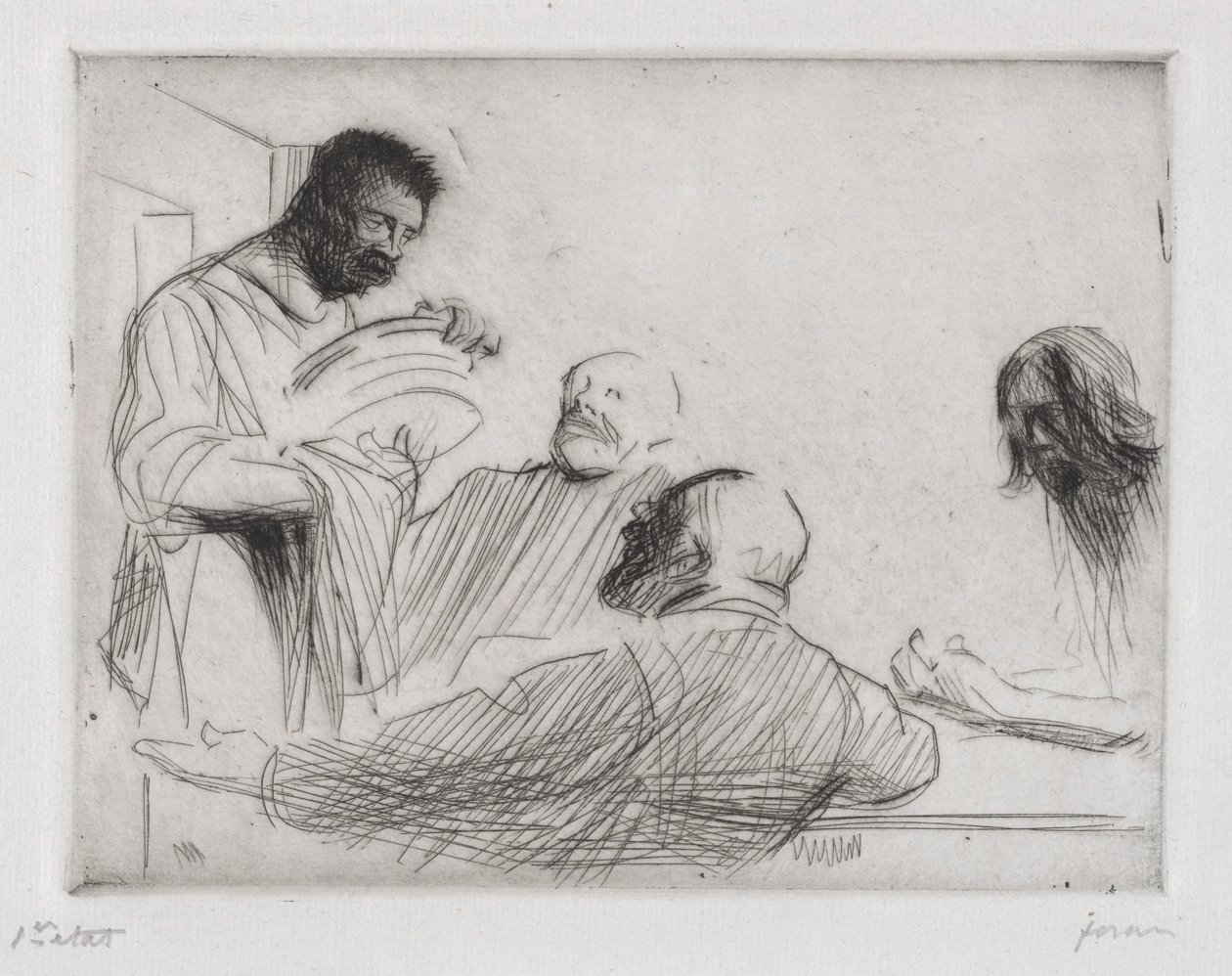 Prima del pasto a Emmaus da Jean Louis Forain