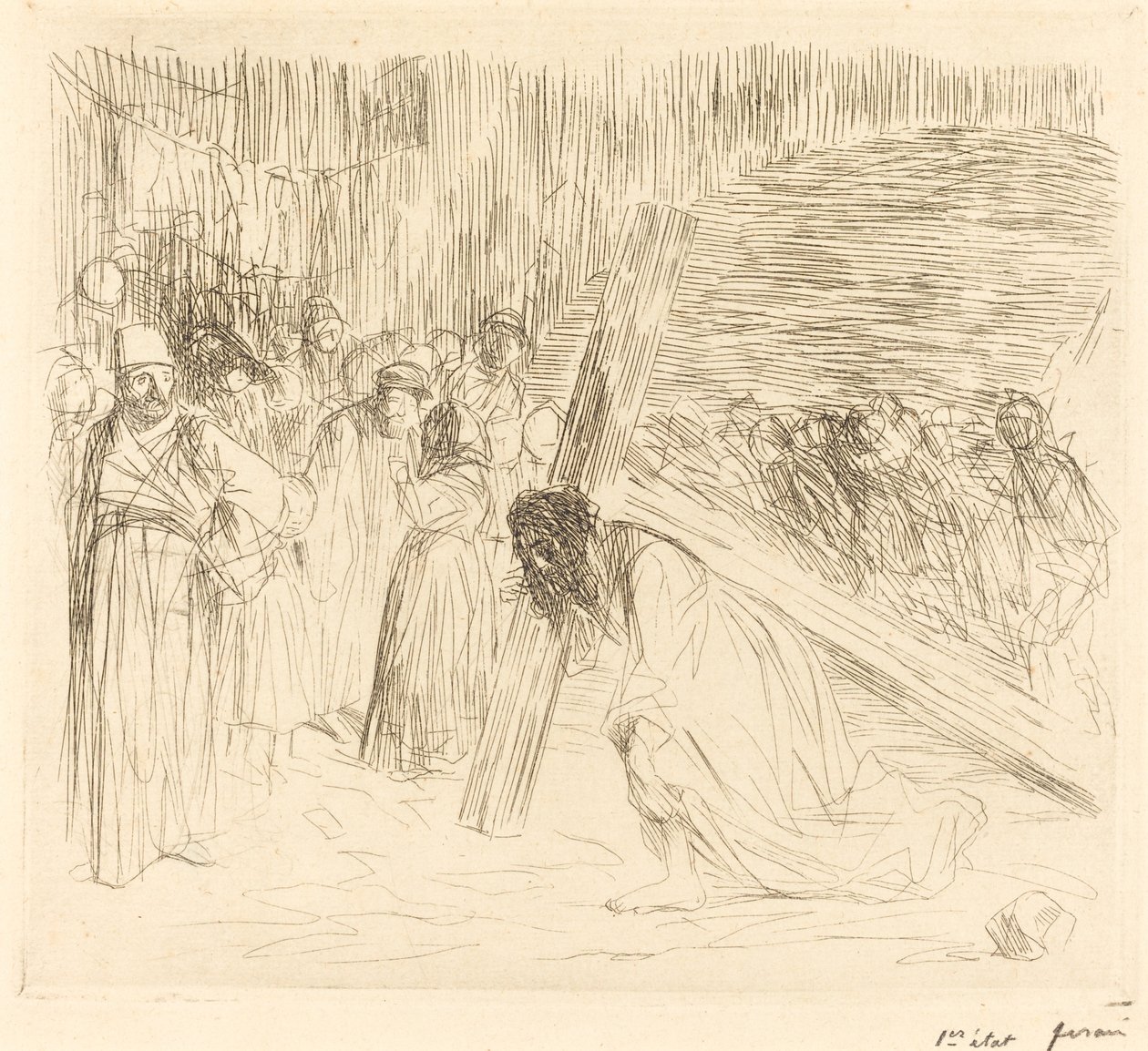 Cristo che porta la croce (quinta tavola) da Jean Louis Forain