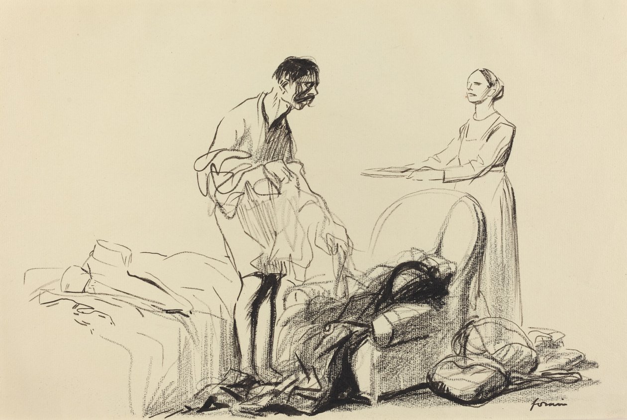Congedato dal servizio militare da Jean Louis Forain